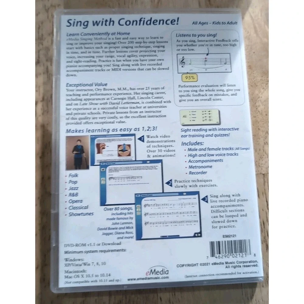 eMedia‎ Singing Method for Windows ES02121